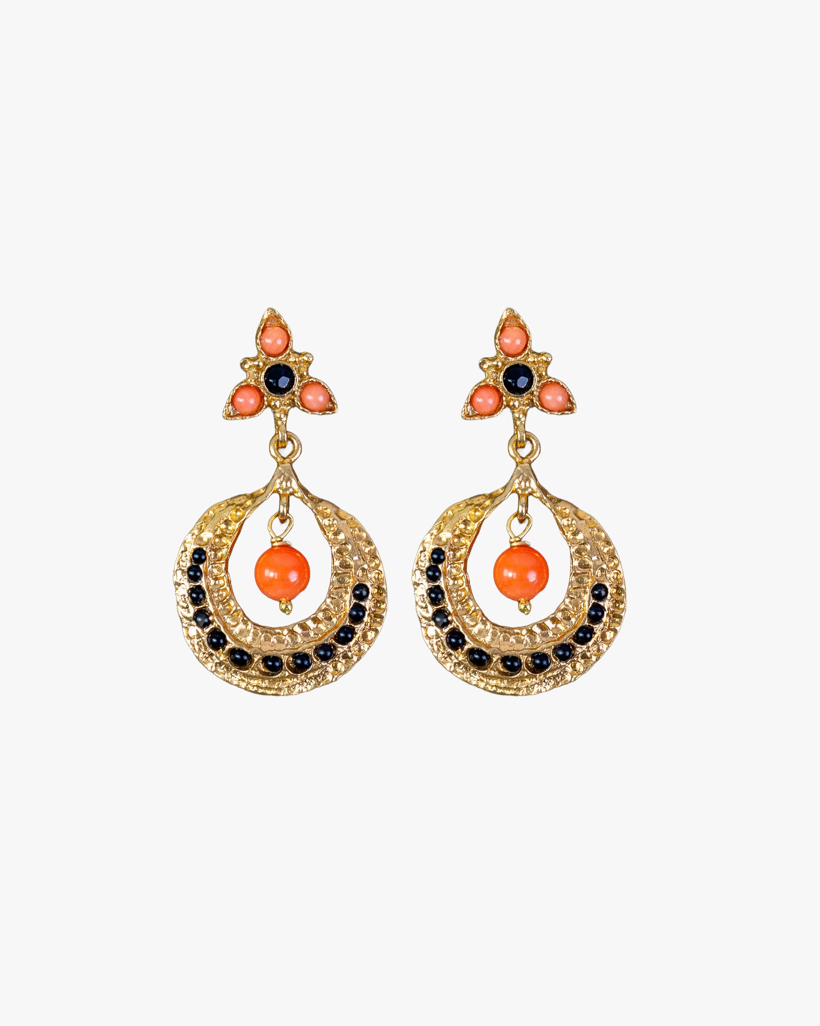 Brincos Onix/Coral 408