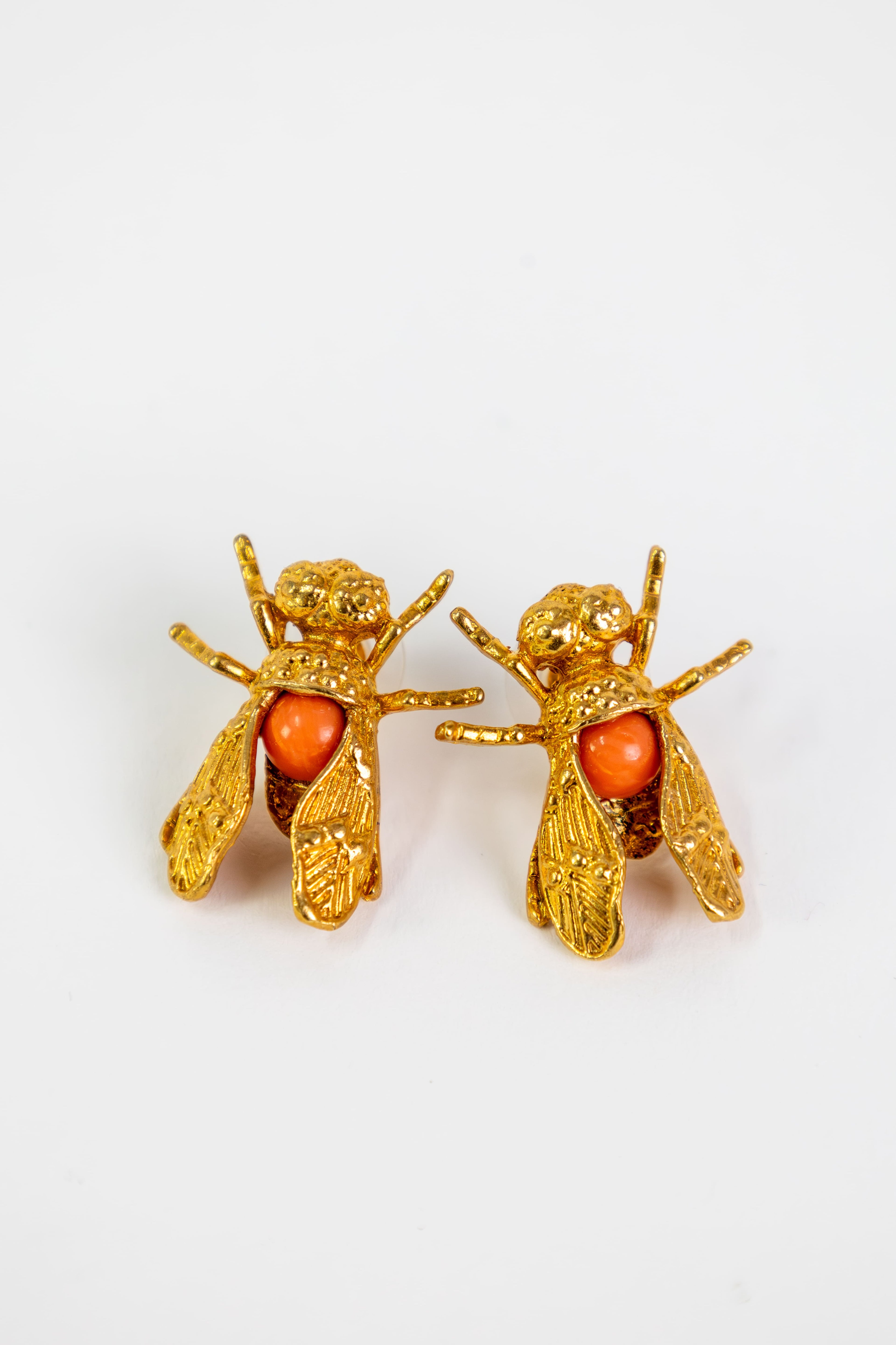 Brincos Coral Abelhas 167