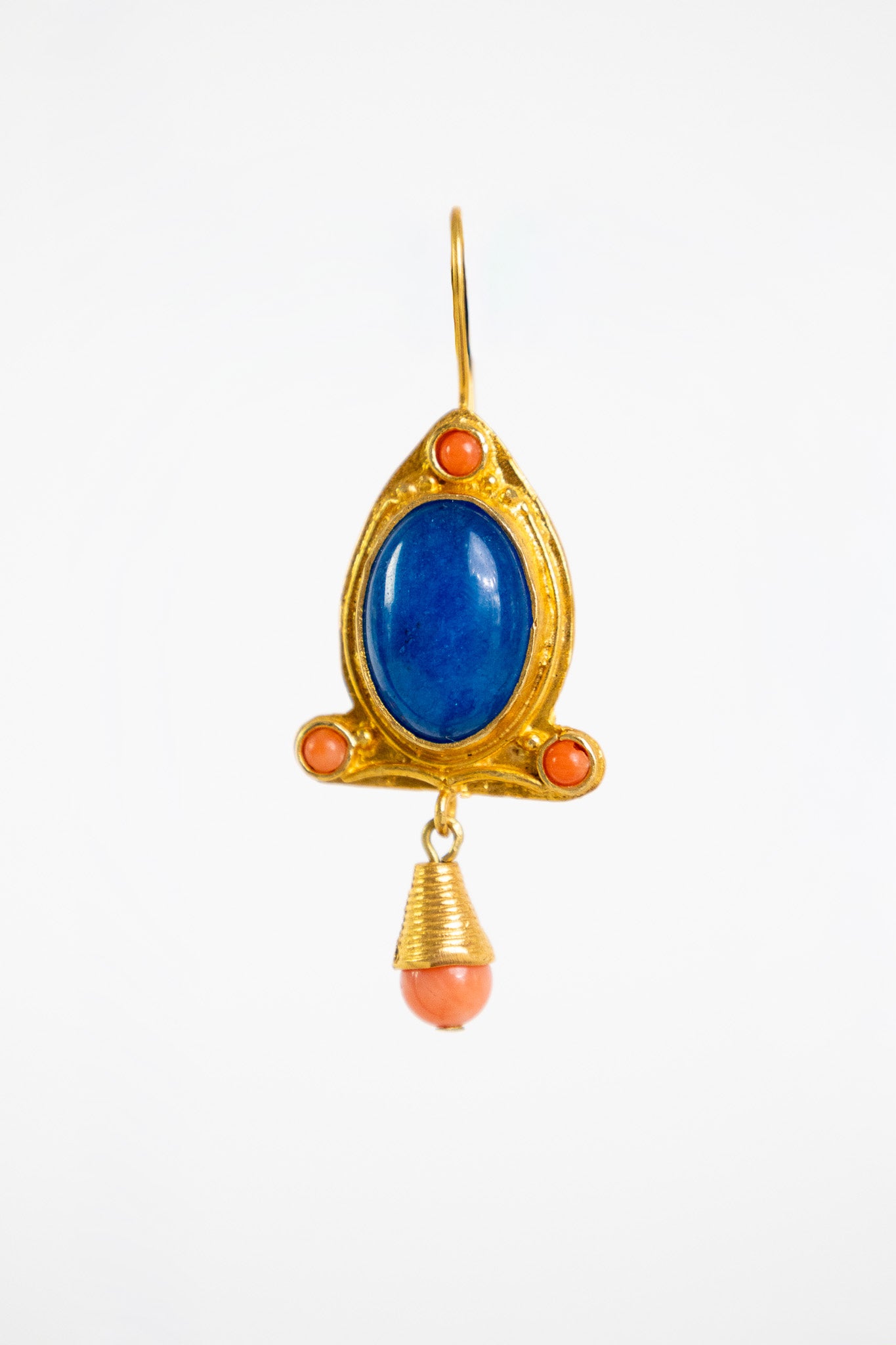 Brincos Jerez Azul/Coral 130