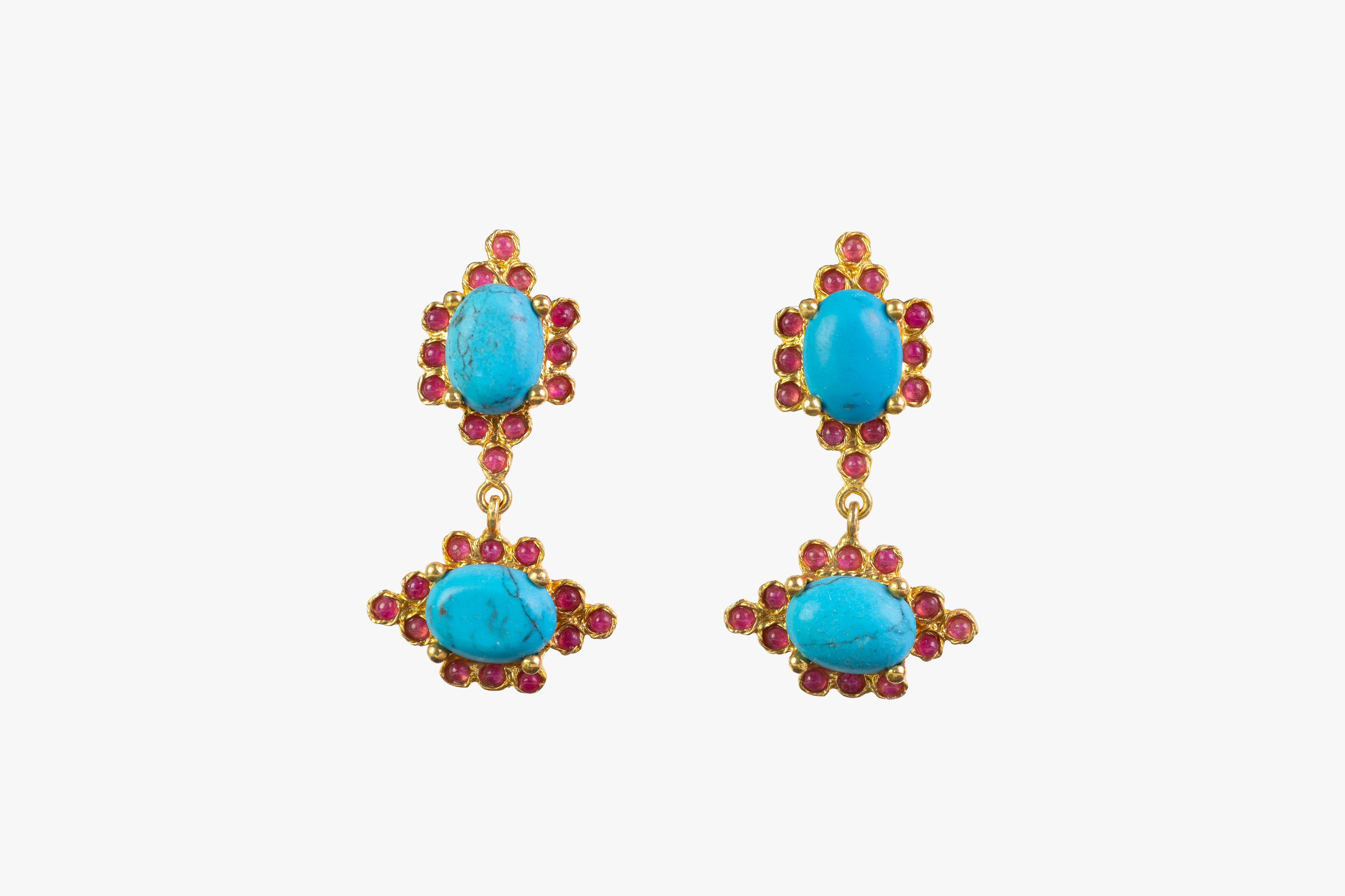 Brincos Turquesa  467