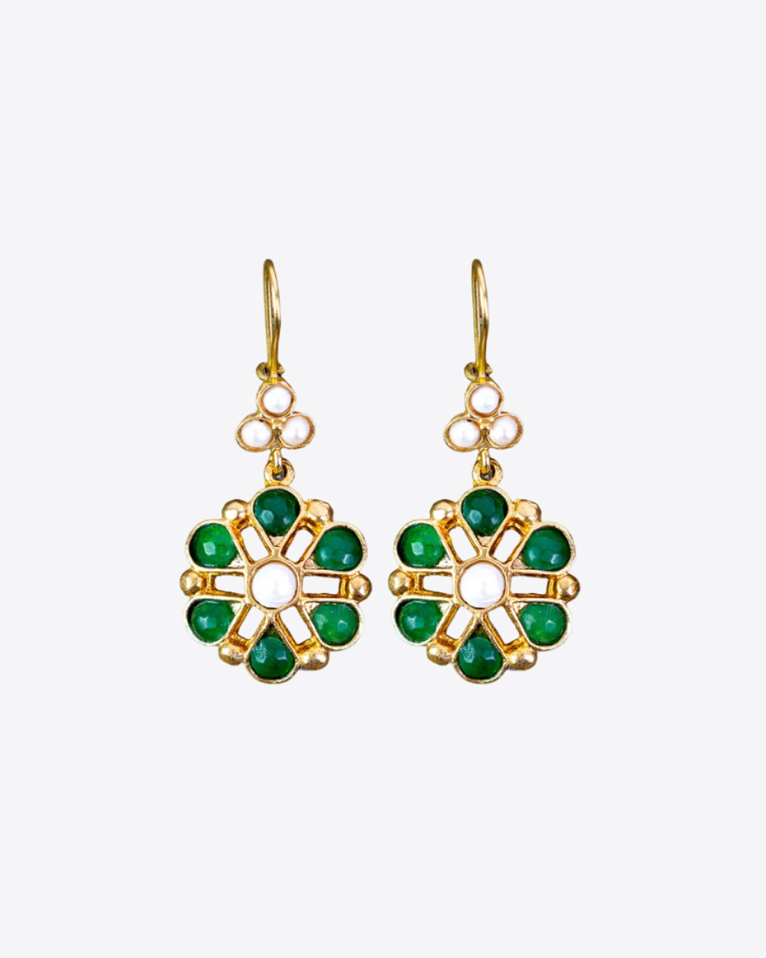 Brincos Romance verde  228