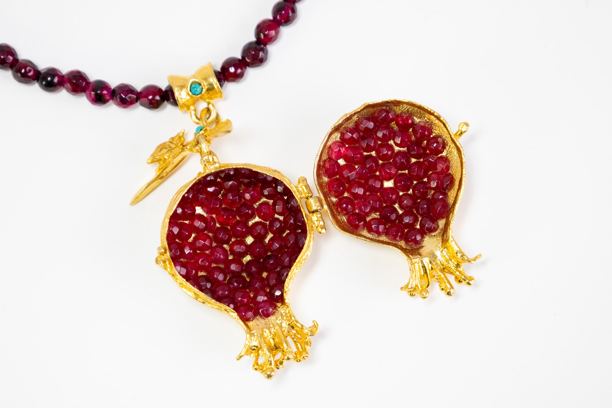 Colar Romã Grande Granadas