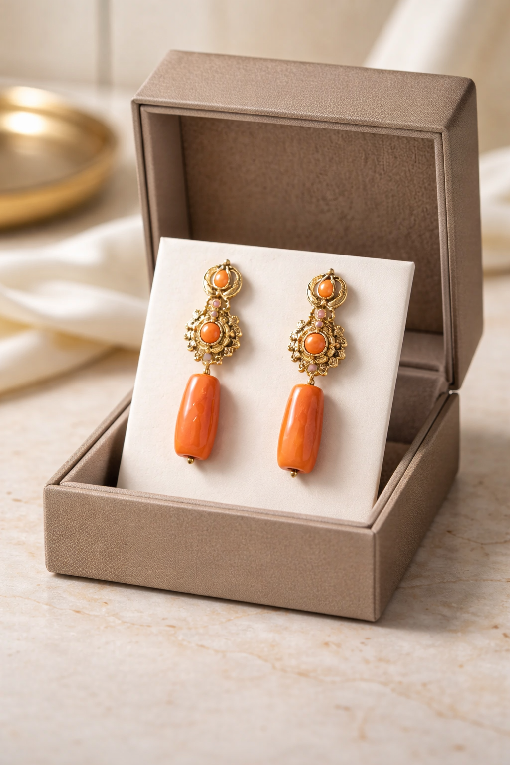 Brincos  Sevilla Coral 150